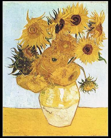 sunflowers or vase with twelve