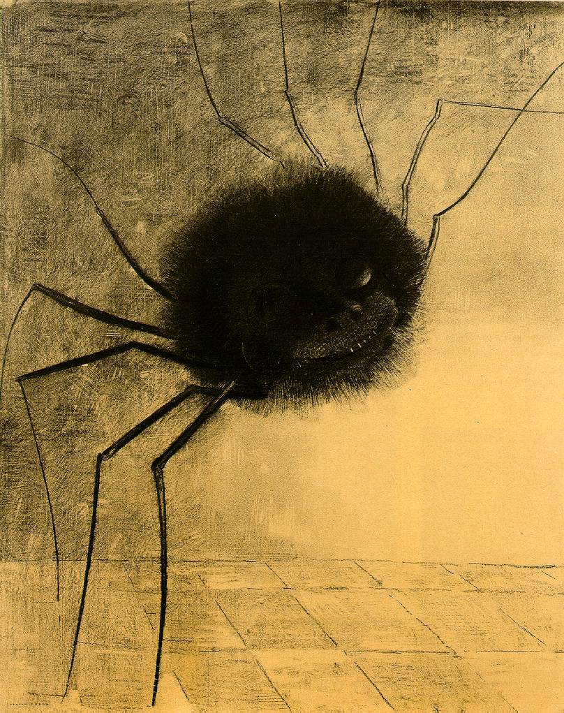 the smiling spider de Odilon Redon. e por que diabos você ainda usa o Internet Explorer?