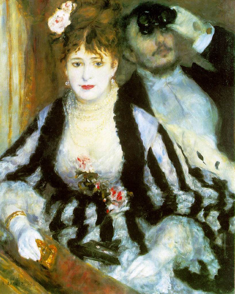 La loge, par Auguste Renoir