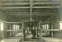 Inside a Barracks Building