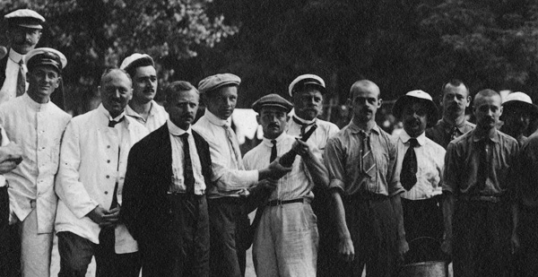 Members of the Camp Fire Brigade
