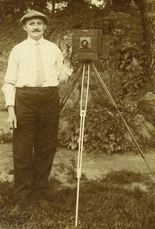 Postcard of Photographer