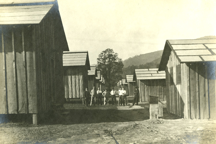 Barracks in Camp B