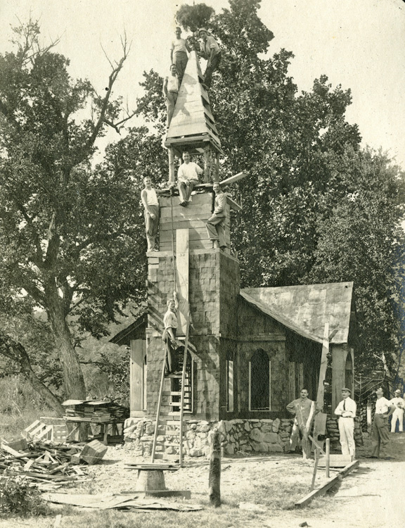 Church in Village Under Construction