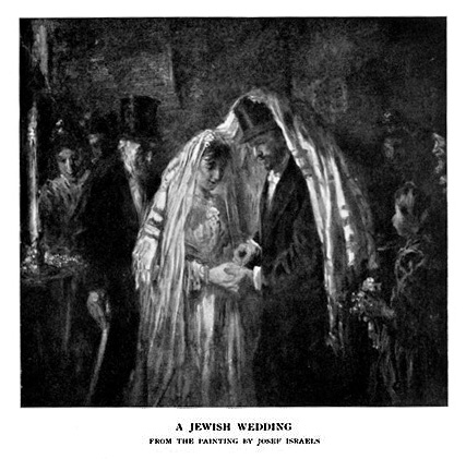 A JEWISH WEDDING From the painting by Josef Israels