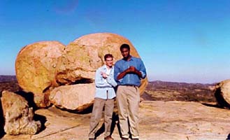 Dave and Eric in Matopos Mountains