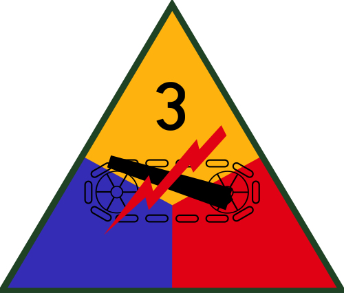 3rd Armored Division Shoulder Patch 3rd Armored
Division Shoulder Patch