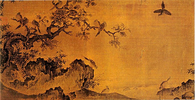 Anthology of Masterpieces, Leaf 3, Huang Chu-Tsai, Five dynasties