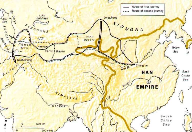 Zhang Qian Route
