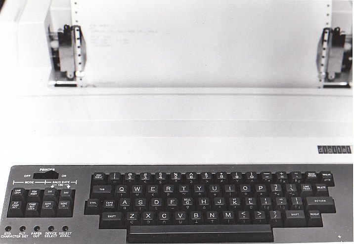 DEC hardcopy terminal