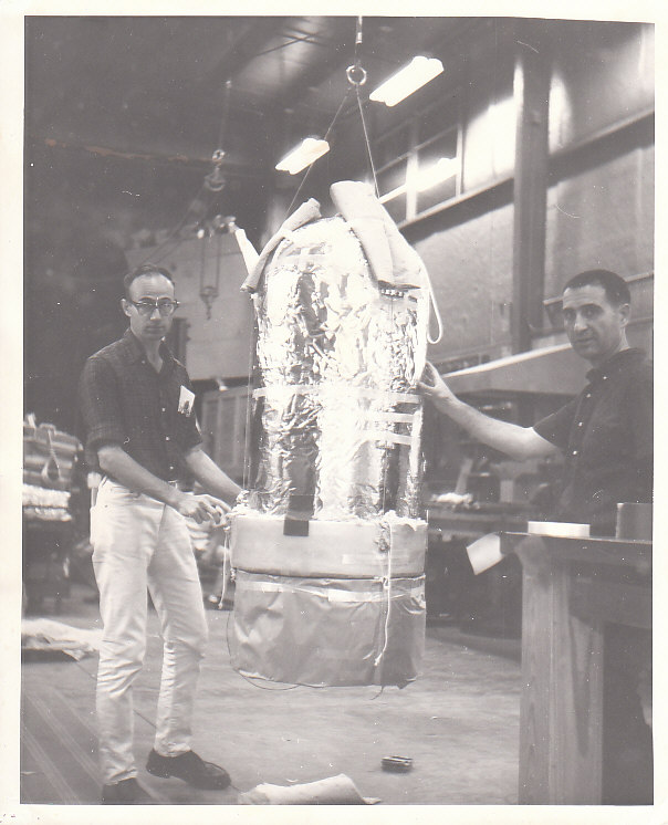 Harold Jackson unloading part of Univac 1105