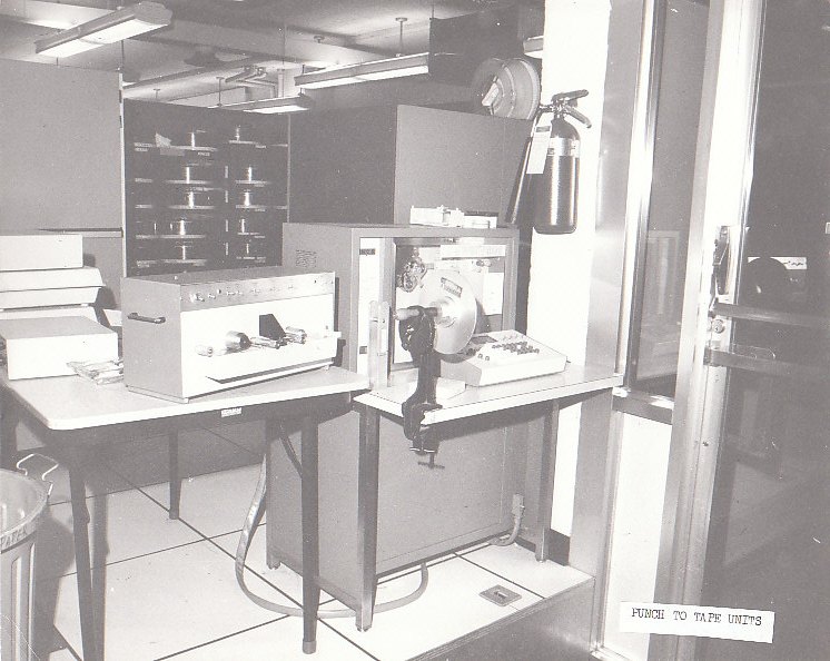 Punch to tape units