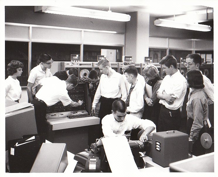 Students with Univac
