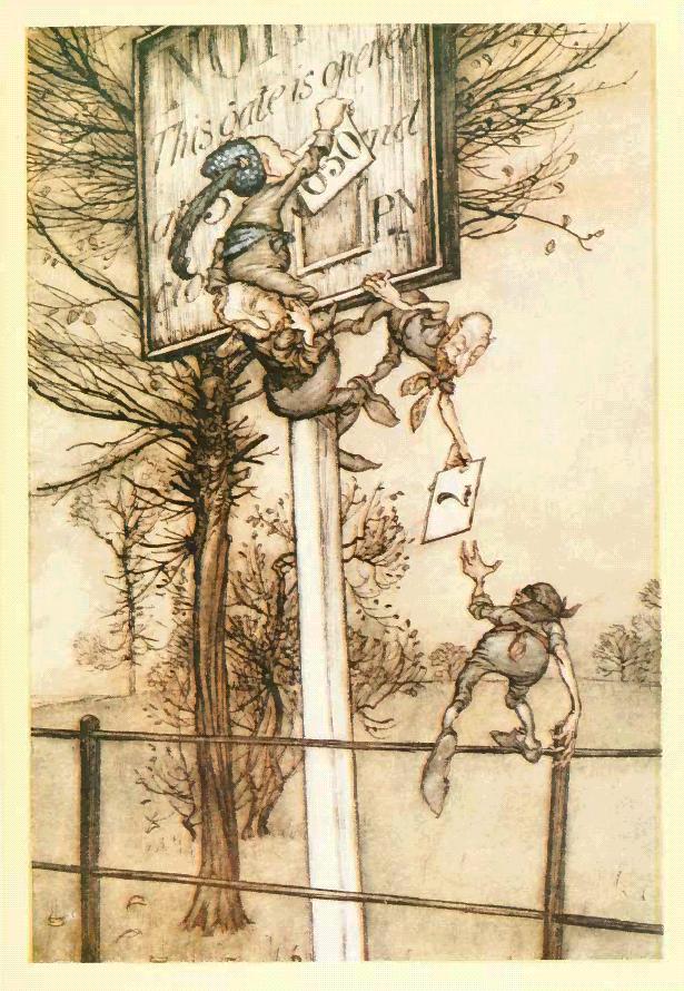 These tricky fairies sometimes change the
board on a ball night.