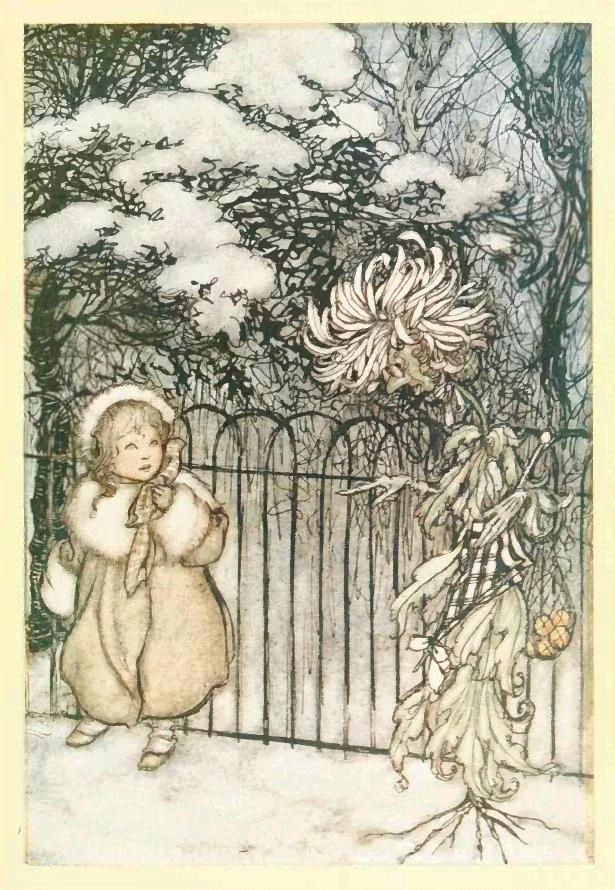 A chrysanthemum heard her, and said
pointedly, "Hoity-toity, what is this?"