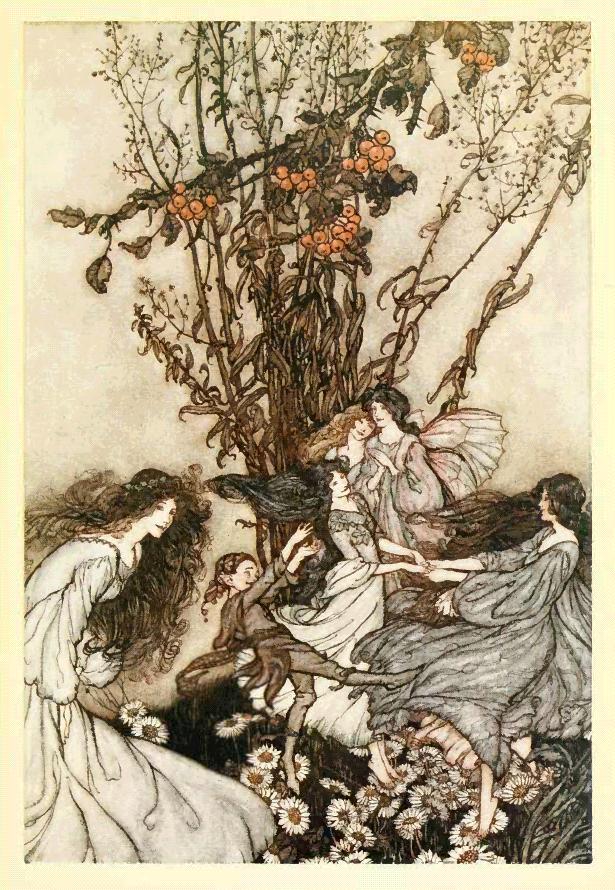 Fairies never say, "We feel happy";
what they say is, "We feel dancey."
