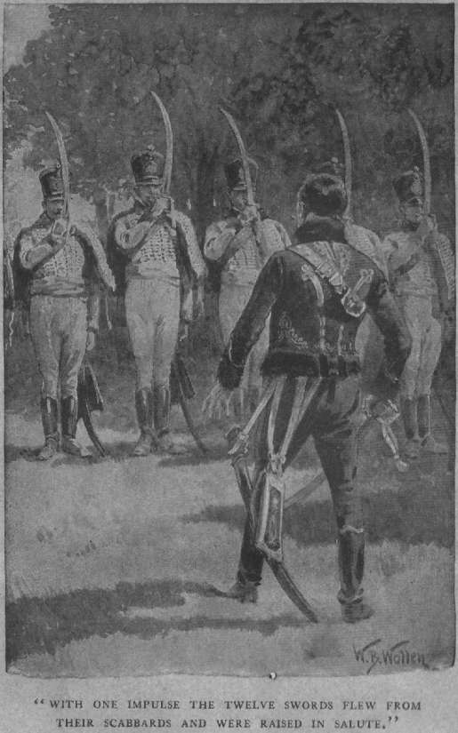 With one impulse the twelve swords flew from their scabbards and were raised in salute.