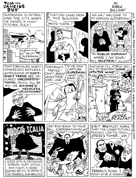 Tom the Dancing Bug cartoon