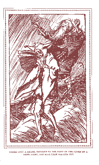 [King Lear on the heath]