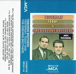 Bluegrass Discography: Viewing full record for Yesterday, today & the Osborne Brothers