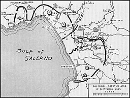 Salerno-Paestum Area: 12 September 1943