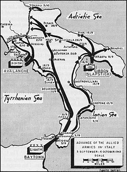 Advance of the Allied Armies in Italy: 3 September--6 October 1943