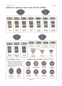 Plate XVI: German Navy: Insignia of Rank for Blue and White Uniforms