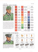 Plate VI: German Army: 
		Colors of the Arms Specialist Insignia: (Officers and NCOs)