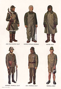 PLATE III.--WINTER AND TROPICAL ARMY UNIFORMS-