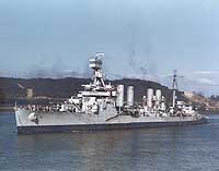 Photo # USA C-627:  USS Concord off Balboa, Panama Canal Zone, 6 January 1943