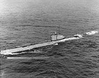 Photo # 80-G-442933:  USS U-3008 underway at sea, 15 April 1948