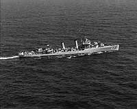 Photo # 80-G-479910:  USS Jeffers underway, 23 July 1951