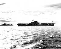 Photo # 80-G-64784:  USS Yorktown anchored off Gonaives, Haiti, 23 February 1939