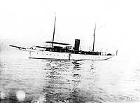 Photo # NH 755:  Yacht Lyndonia, which was USS Lyndonia and USS Vega in 1917-1921