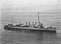 Photo # NH 43775:  USS Zane, photographed circa the 1930s