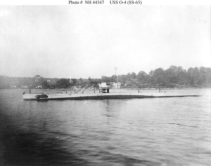 Usn Ships Uss O 4 Submarine 65 Later Ss 65
