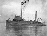 Photo # NH 45280:  USS Breakwater underway, circa 1918