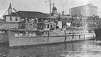 Photo # NH 45288:  USS Lynx II at Boston, Mass., circa 1918