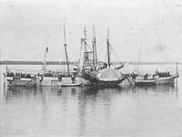 Photo # NH 46255:  USS Miami, photographed during the Civil War