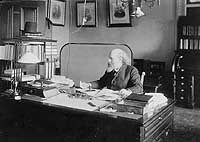 Photo # NH 47820: George W. Melville at his desk, circa 1887-1902