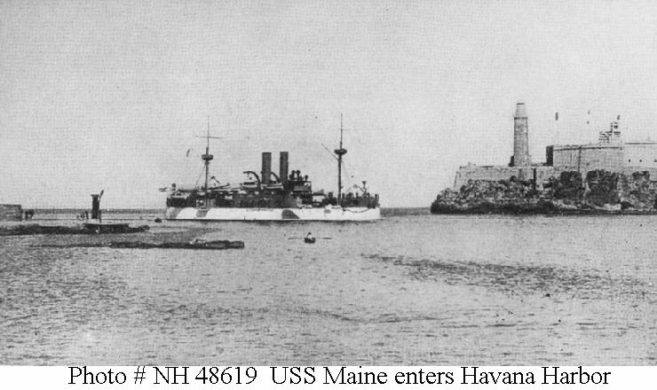 Events Sinking Of Uss Maine