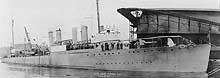 Photo # NH 50019:  USS Cowell at the Boston Navy Yard, 19 March 1919