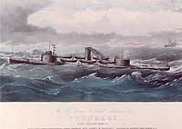 Photo # NH 51902-KN:  Colored lithograph of USS Onondaga, circa 1865