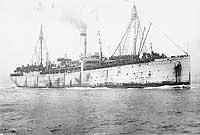 Photo # NH 52043:  USS Kentuckian returning to the U.S. with troops from France, 1919