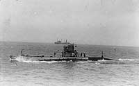 Photo # NH 53610:  USS H-7 underway, circa 1922