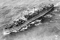 Photo # NH 53707:  USS George Washington off Brest, France, 13 December 1918