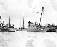 Photo # NH 54347:  USS Edorea in an icy port, 1918