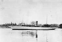 Photo # NH 54504:  USS Despatch in harbor, possibly during 1920-1921