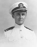 Photo # NH 56004:  Ensign Edward Ackerman, USN.  Photographed circa 1939