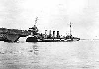 Photo # NH 56363:  USS Beale at Queenstown, Ireland, 1918